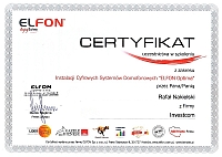 Certyfikat ELFON